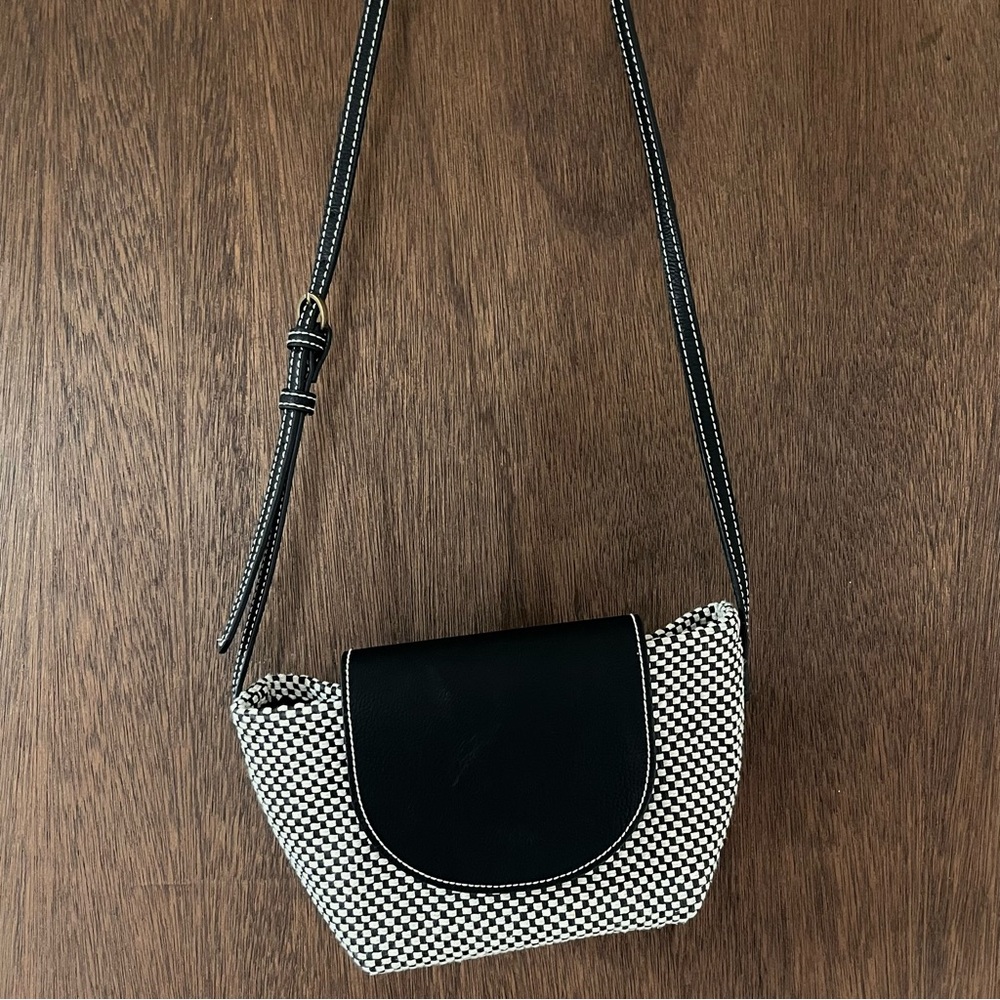B&W Checkered Purse